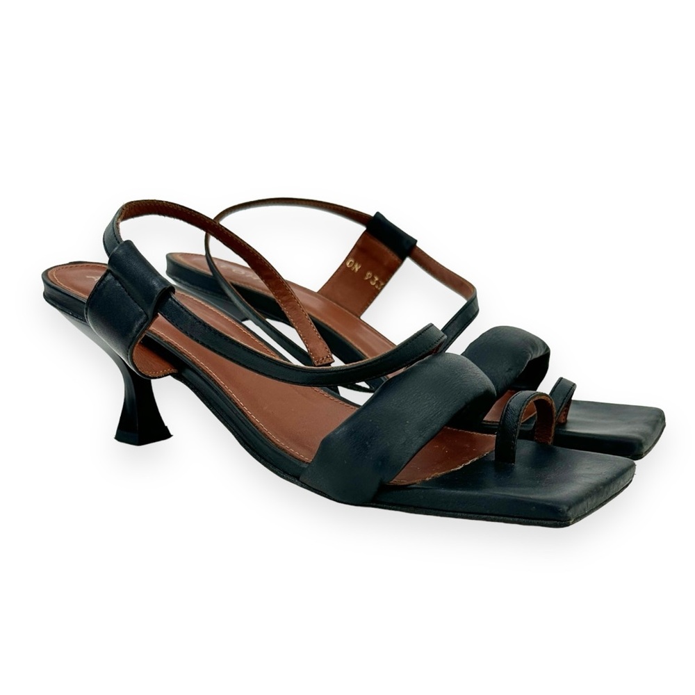 ALOHAS Black Strappy Sandals